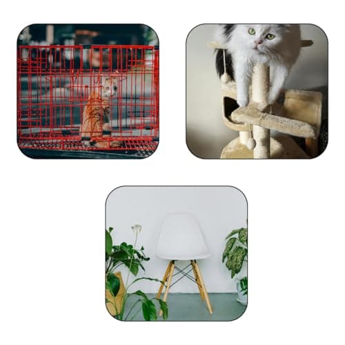 zhuohai Cat Hammock for Cage Hanging ，Summer Breathable Coolness Oxford Cat Hammock Bed，with Straps and Metal Hooks Bed for Cats Small Dogs Rabbits - Image 7
