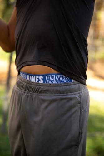 Hanes Big Moves Underwear, Anti-Chafe Boxer Briefs for Boys, 6-Pack, Black-Regular Leg - Image 4