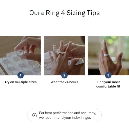 Oura Ring 4 - Silver - Size 8 - Size Before You Buy - Image 6