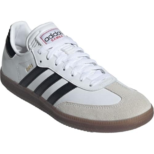 adidas Unisex-Adult Samba Indoor, White/Black/Vivid Red, 7.5 - Image 2