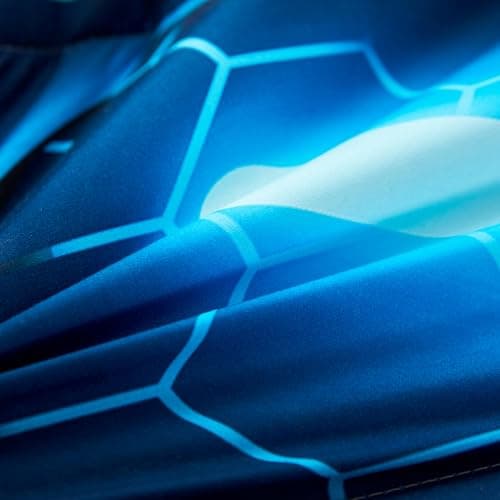 akkialla Gaming Twin Size Bedding Set for Kids Boys Girls and Teens,Game Controller Comforter Set(2 Pieces) Down Alternative Comforter for All Seasons,Gamer Home Decor(Blue,Twin) - Image 5
