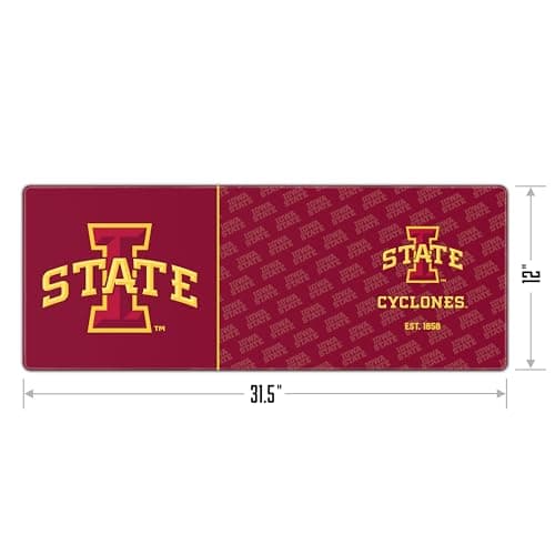 YouTheFan NCAA Iowa State Cyclones Logo Series Desk Pad SMU - Image 2