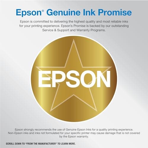 Epson EcoTank Photo ET-8500 Wireless Color All-in-One Supertank Printer with Scanner, Copier, Ethernet and 4.3-inch Color Touchscreen, White, Large - Image 4