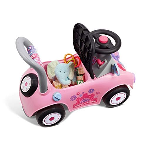 Kids Car, Baby Toys for Kids, Toddler Toys 2-3, Radio Flyer Creativity Car: Pink Ride-On, for Ages 1-3 Years - Image 4