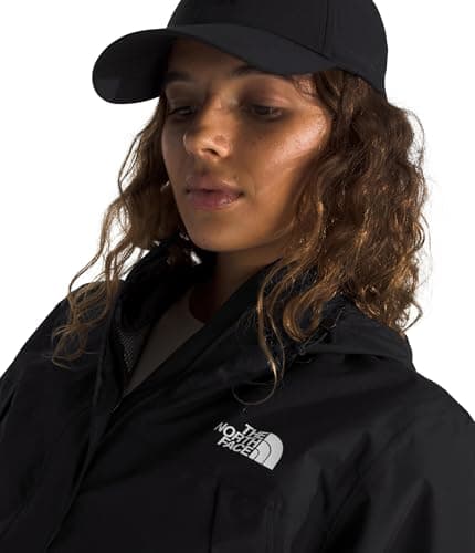 THE NORTH FACE Women's Antora Waterproof Jacket (Standard & Big Size) | Windproof & Water Repellent Rain Coat, Adjustable 3-Piece Hood, TNF Black, X-Large - Image 3