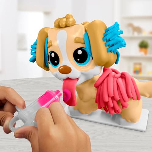 Play-Doh Care 'n Carry Vet Playset for Kids 3 Years and Up with Toy Dog, Storage, 10 Tools, and 5 Modeling Compound Colors, Non-Toxic - Image 9