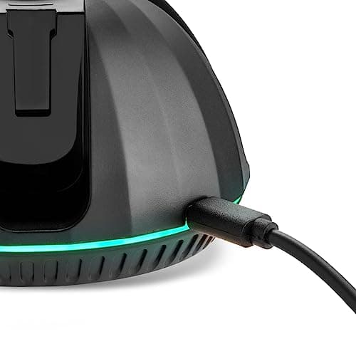 IonX Switch Charging Dock - Black, Compact, 4-Port USB-C Tabletop Mount - Fast Charging & LED Indicators - Compatible with Nintendo Switch Joy-Con Controllers - Image 5