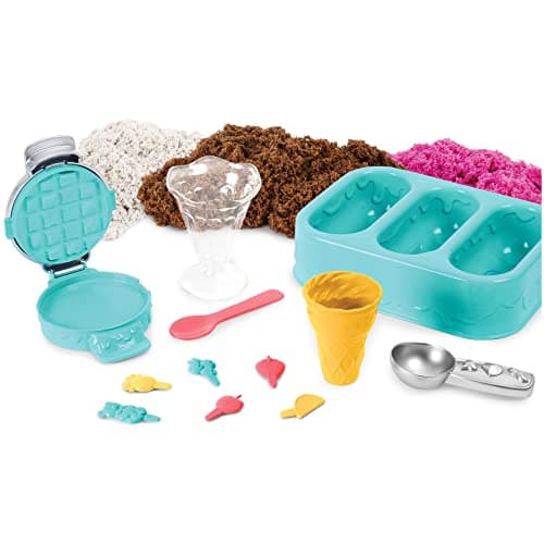 Kinetic Sand Scents, Ice Cream Treats Playset with 3 Colors Scented Play Sand & 6 Tools, Sensory Toys for Kids Ages 3 and up - Image 7