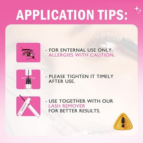 LA MAESII Lash Cluster Bond and Seal Waterproof Glue for Eyelash Clusters 10ml 2-in-1 Home Use Strong Hold 72H - Image 6