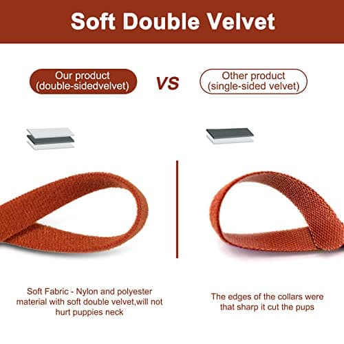 Whaline 20 Colors Puppy Whelping Collars Double-Sided Adjustable ID Collars Soft Bands for Newborn Pet Dog Cat, 13.8 Inches - Image 2