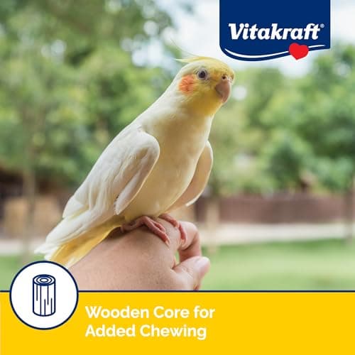 Vitakraft Crunch Sticks Cockatiel Treat - Apricot and Peach - Pet Bird Treat Toy, 3.5 oz - Image 6