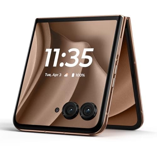 Motorola Razr+ 2025 | Unlocked | Made for US 12/256GB | 50MP Camera | Pantone Mocha Mousse - Image 5