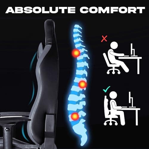KLIM Esports Pink Gaming Chair with Back & Head Support + Ergonomic Pink Chair, Fully Adjustable + PU Leather + Gaming Chair for Girls, Boys, Teenagers, Adults + New Version Gaming Chair Pink - Image 6