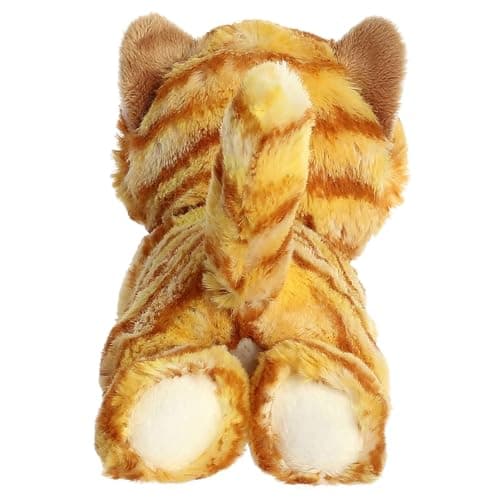 Aurora® Adorable Mini Flopsie™ Ginger Cat™ Stuffed Animal - Playful Ease - Timeless Companions - Orange 8 Inches - Image 7