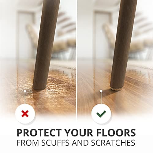 Felt Furniture Pads X-PROTECTOR 133 PCS Premium Furniture Pads - Felt Pads Furniture Feet Best Wood Floor Protectors - Protect Your Hardwood & Laminate Flooring! Brown and Beige - Image 4