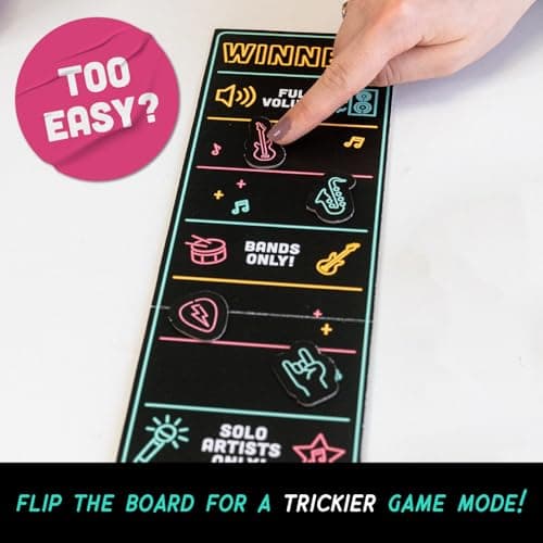 Lucky Egg Official Grab The Mic – Family Karaoke Board Game, 8+ Year Olds, 2-10 Players - Games for Bad Singers with 250 Lyrics (125 Cards) for Hilarious Game Nights & Birthday Party, Kids Gift - Image 7