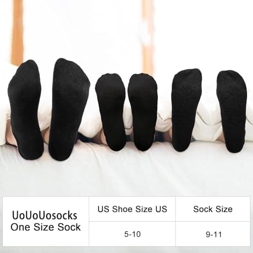 UoUoUosocks 14 Pairs Low Cut Ankle Socks for Men/Women Thin Athletic Sock pack sock(black - Image 4