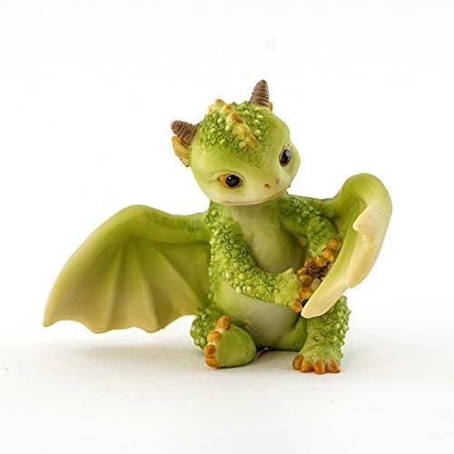 Top Collection Rex The Green Dragon - Mini Collectible Fantasy Figurine (Live to Fight Another Day) - Image 2