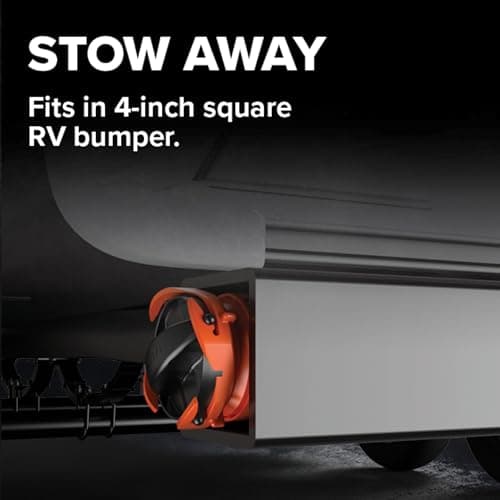Camco RhinoFLEX 15-Ft RV Sewer Hose Kit - Features Clear Elbow Fitting w/Removable 4-in-1 Adapter - Connects to 3” Slip or 3”/3.5”/4” NPT Threaded Sewer Connection (39770) - Image 6