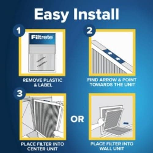 Filtrete 16x25x1 AC Furnace Air Filter, MERV 11, MPR 1000, Micro Allergen Defense, 3-Month Pleated 1-Inch Electrostatic Air Cleaning Filter, 4 Pack (Actual Size 15.69 x 24.69 x 0.81 in) - Image 3