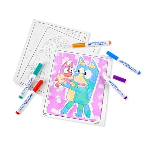 Crayola Bluey Color Wonder Coloring Set, 18 Bluey Coloring Pages, Mess Free Coloring for Toddlers, Bluey Toys, Gifts for Kids - Image 3