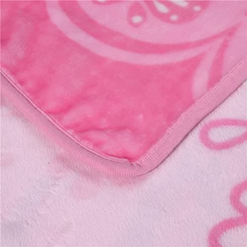 Throw Blanket 55'' x 40'' Kids Super Soft Warm, Couch Chair, Living Room (Pink) - Image 3