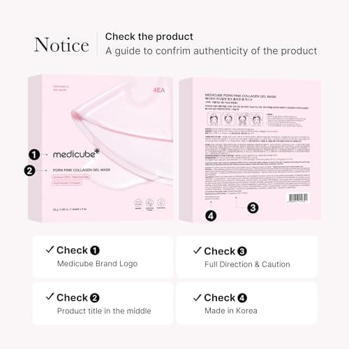 medicube Salmon DNA PDRN pink collagen jelly gel mask | overnight face mask for glass glow skin- elasticity, hydrating, firming and moisturizing | korean skincare, 28g, 4ea - Image 2