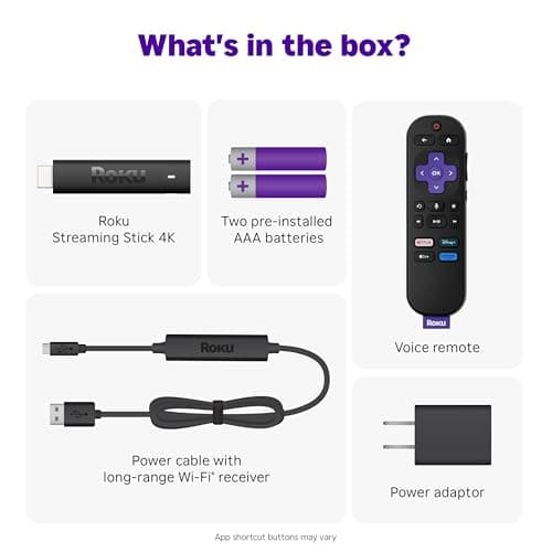 Roku Streaming Stick 4K - HDR & Dolby Vision Roku Streaming Device for TV with Voice Remote & Long-Range Wi-Fi - Free & Live TV - Image 12