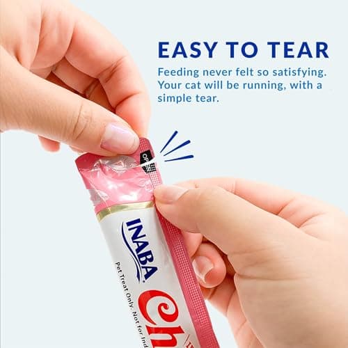 INABA Churu Cat Treats, Lickable, Squeezable Creamy Purée Cat Treat with Green Tea Extract & Taurine, 0.5 Ounces Each Tube, 20 Tubes, Chicken Variety Box - Image 6