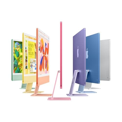 Apple 2024 iMac All-in-One Desktop Computer with M4 chip with 8-core CPU and 8-core GPU: Built for Apple Intelligence, 24-inch Retina Display, 16GB Unified Memory, 256GB SSD Storage; Blue - Image 2