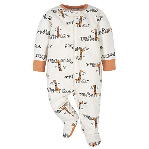 Gerber Baby Boys' 4 Pack Sleep 'N Play Footie, Jungle Blue, 0-3 Months - Image 3