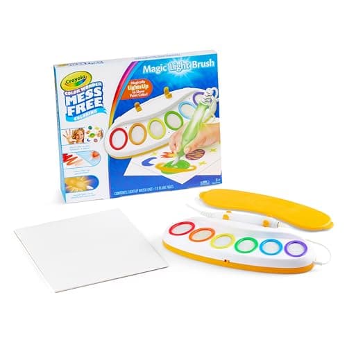 Crayola Color Wonder Magic Light Brush, Mess Free Painting Station for Kids, Toddler Toys & Activities, Holiday & Christmas Gifts for Kids, Ages 3+ - Image 3