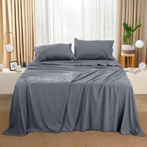 Utopia Bedding Queen Sheet Set – 4 Piece Bed Sheets for Queen Size Bed, Soft and Breathable Microfiber, Includes 1 Fitted Sheet, 1 Flat Sheet and 2 Pillowcases (Grey) - Image 7