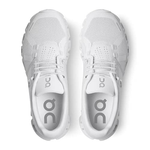 On Women's Cloud 5 Sneakers, All White, 7.5 Medium US - Image 4
