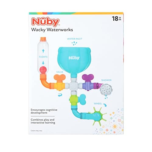 Nuby Wacky Waterworks Pipes Bath Toy - Baby Bathtub Toy with Interactive Features for Cognitive Development - Image 10