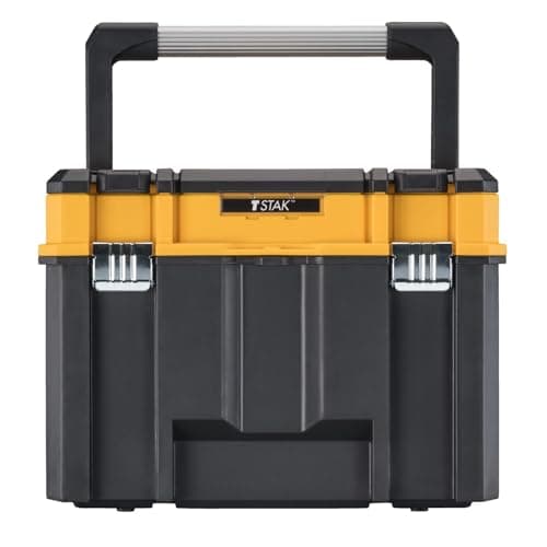DEWALT TSTAK Tool Box, Deep, Long Handle, Extra Large Design, Fixed Divider for Tool Organization, Water and Debris Resistant (DWST17814) - Image 2