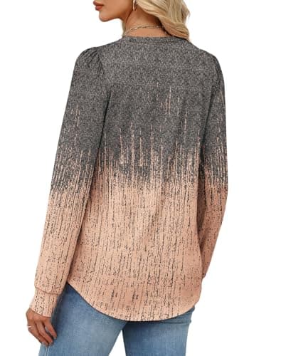 Alaroo Long Sleeve Shirts Boho Clothes Winter Clothing for Women Tunic Tops Fall Fashion Outfits 2025 Print 8 XL - Image 5