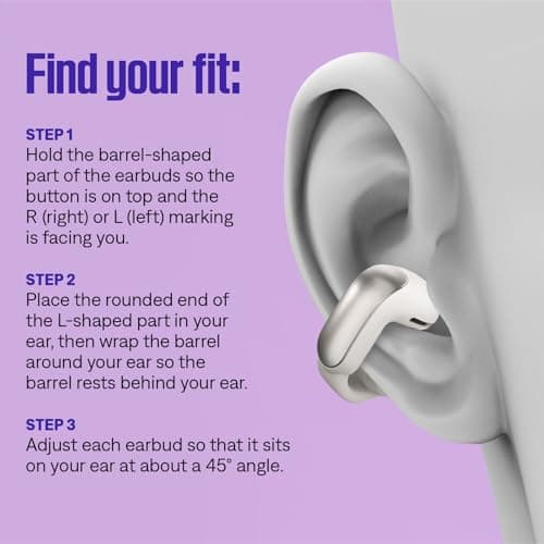 Bose Ultra Open Bluetooth Earbuds, True Wireless Earbuds with OpenAudio for Awareness, Clip On Design for Comfort, Immersive Audio, Up to 48 Hrs of Playtime, Black - Image 5