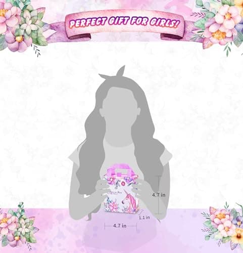 COO&KOO Charm Bracelet Making Kit, A Unicorn Girls Toy That Inspires Creativity and Imagination, Crafts for Girls Ages 8-12 with Jewelry Making Kit Perfect Gifts for 6 7 8 9 10 Girl Self-Expression! - Image 8