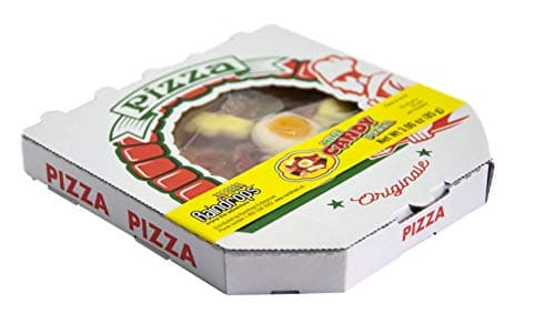 Raindrops Gummy Candy Pizza - 4.5” Mini Pizza with 18 Pieces of Candy Per Box - Yummy Toppings Made from Gummy Bears, Gummy Fruits, Licorice Ropes and More - Fun and Unique Candy Gifts (1 Pizza) - Image 2