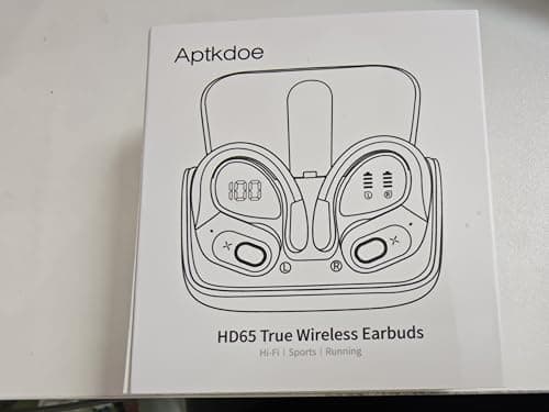 Wireless Earbuds 75hrs Bluetooth 5.4 Headphone Sport, 2025 Bluetooth Earbuds Stereo Deep Bass Over Ear Bud with Earhooks, ENC Noise Cancelling Mic, IPX7 Waterproof Earphone for Workout/Running - Image 8