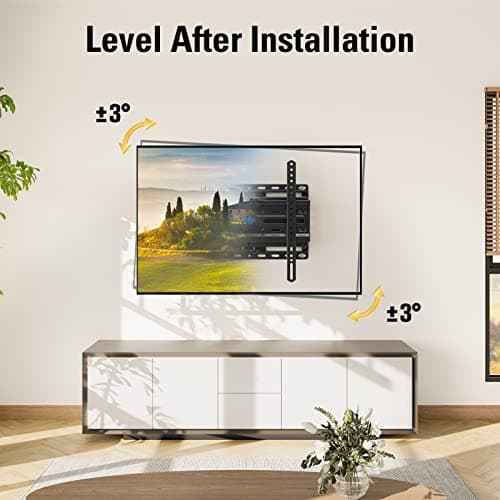 Mounting Dream TV Wall Mount for 32-65 Inch Television,Mount with Swivel and Tilt, Full Motion Bracket with Articulating Dual Arms, Fits 16inch Studs, Max VESA 400X400 mm, 99lbs, MD2380 - Image 5