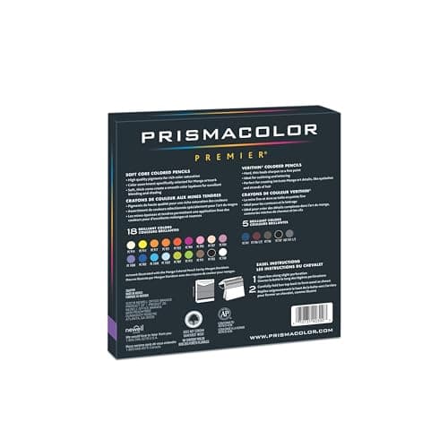 Prismacolor Premier Colored Pencils, Manga Colors, Adult Coloring, 23 Pack - Image 2