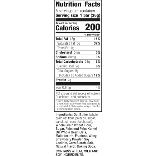 Nature Valley Crispy Creamy Wafer Bars, Strawberry, Whole Grain, 5 Bars, 6.5 oz - Image 2