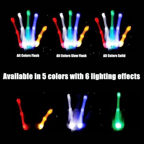 VICAITOYS Toys for Ages 8-13 LED Gloves Toys for Boys Age 8-10 Light Up Gloves, Light Up for Kids Birthday Easter Gift Cool Fun Toys for 8-13 Year Old - Image 2