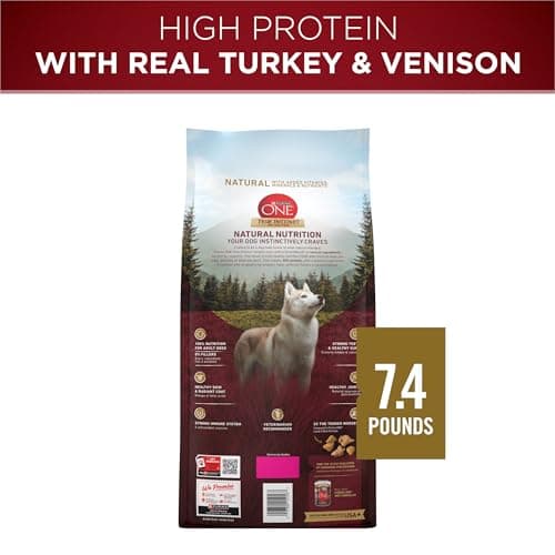 Purina ONE True Instinct With A Blend Of Real Turkey and Venison Dry Dog Food - 7.4 lb. Bag - Image 7