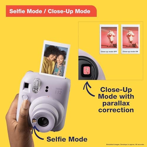 Fujifilm Instax Mini 12 Instant Film Camera - Pastel Blue - Image 3