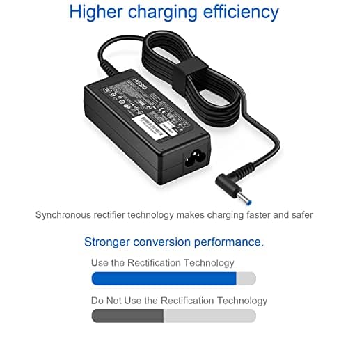 Charger Compatible with HP Laptop Computer 65W 45W Smart Blue Tip Power Adapter - Image 6