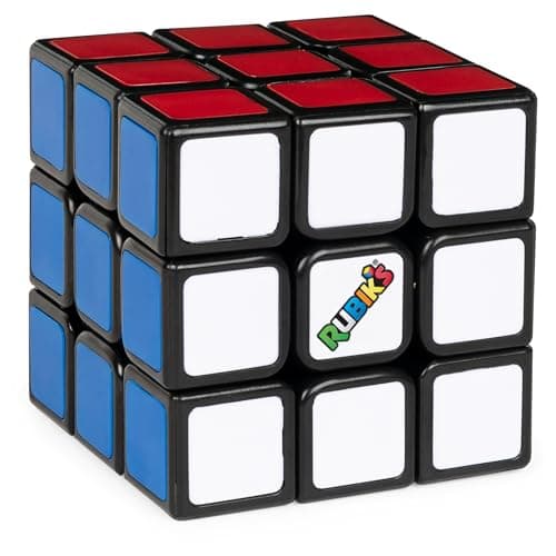 Rubik's Cube, The Original 3x3 Cube, Problem-Solving Brain Teaser, Color-Matching Puzzle, Fidget Toy & Sensory Puzzle, for Ages 8 & Up