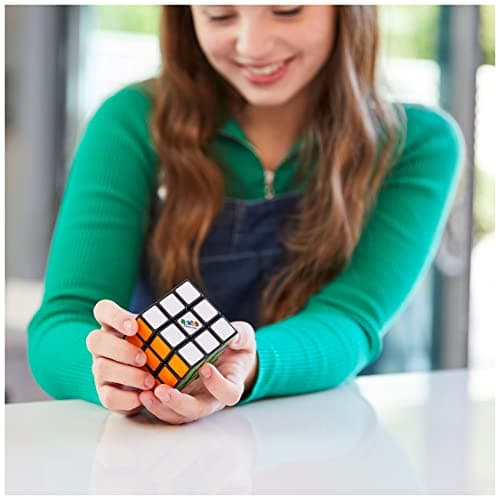 Rubik's Cube, The Original 3x3 Cube, Problem-Solving Brain Teaser, Color-Matching Puzzle, Fidget Toy & Sensory Puzzle, for Ages 8 & Up - Image 2